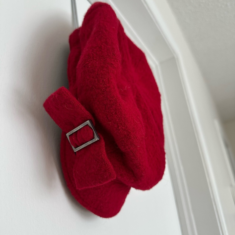 Red Wool Women's Hat